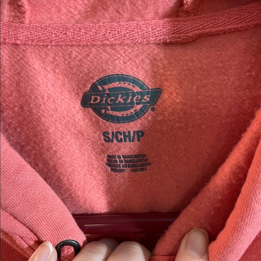 Dickies Coral Salmon Hoodie - Picture 7 of 7
